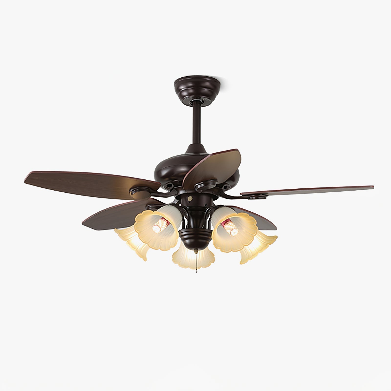 Plafonnier Ventilateur Vintage Elora, Modèle A