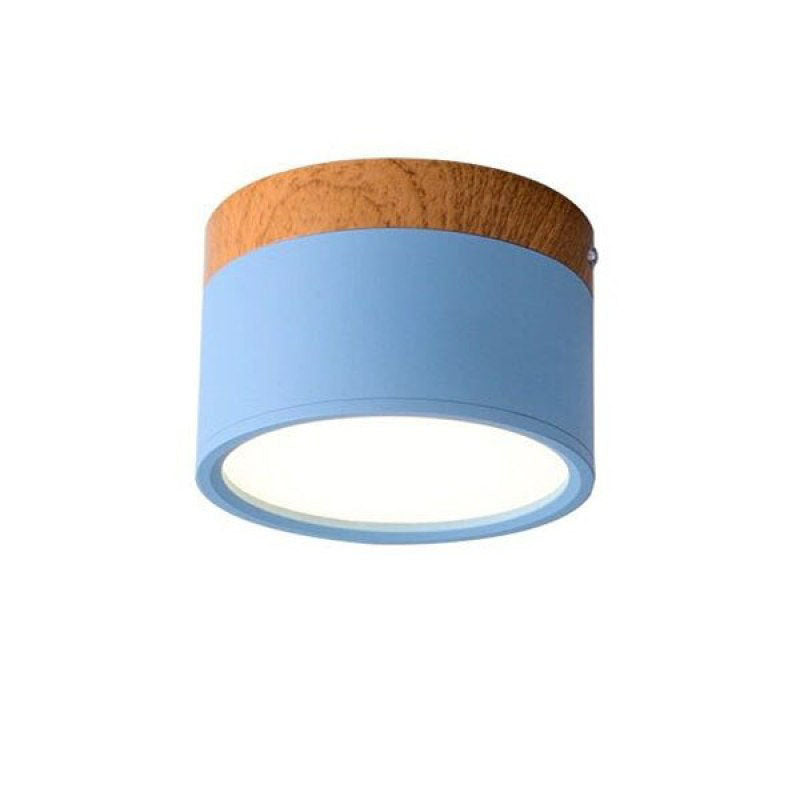 Jojo Petit Plafonnier Led Multicolor Bois Nordique. Couloir - Neutralighting