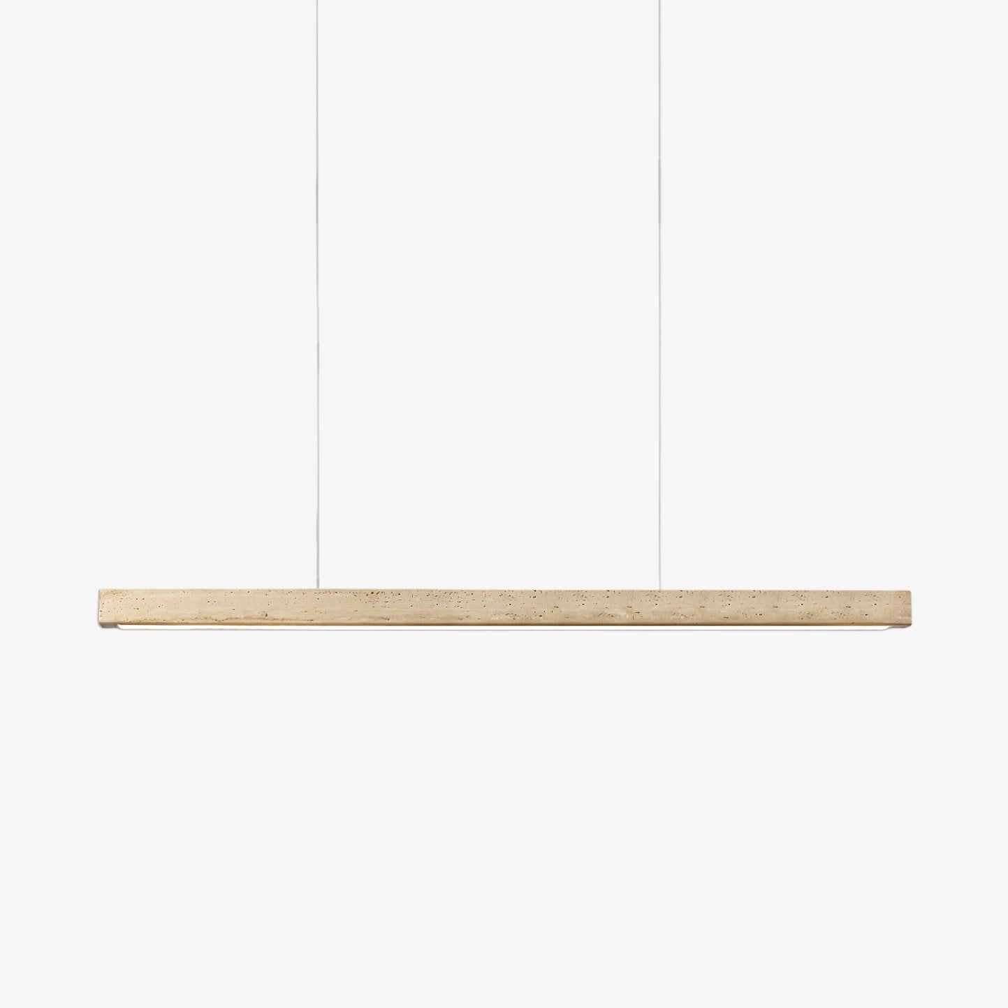 Imiror Minimaliste Travertin Linéaire Pendentif - Neutralighting