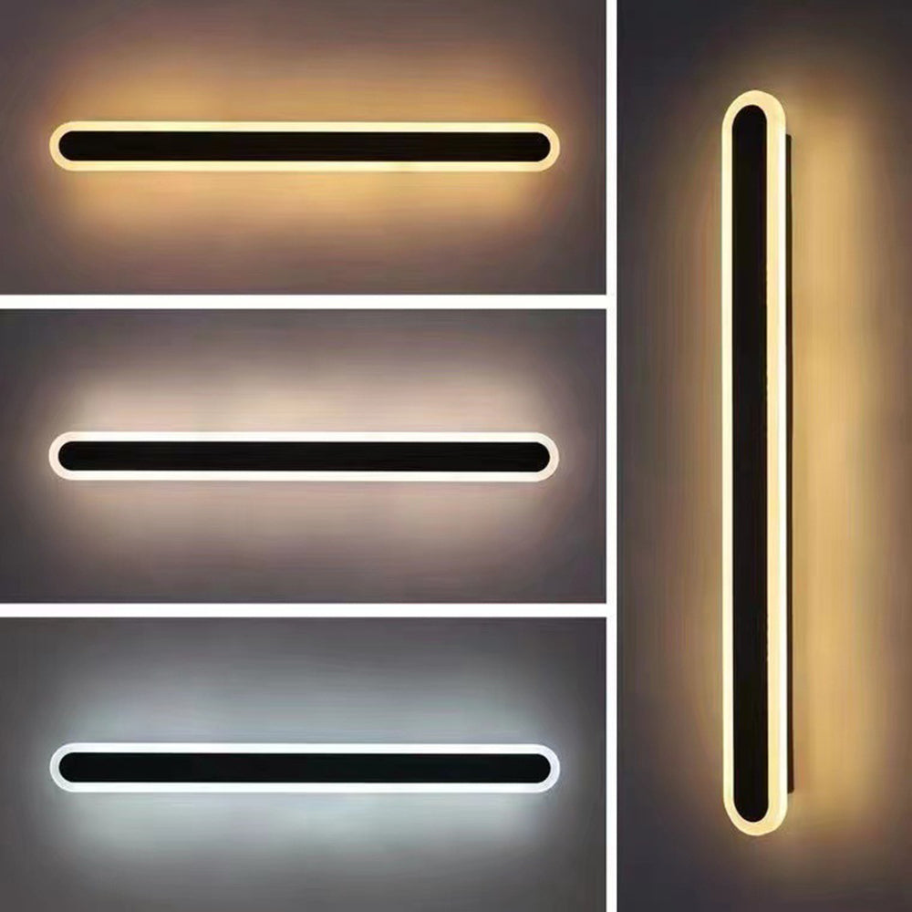 Orral Applique Murale Extérieur Ovral Linéaire Minimaliste - Neutralighting
