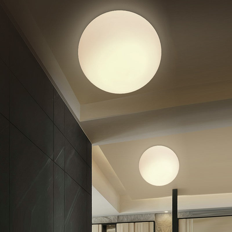 Valentina Moderne Bulle Sphère Plafonnier Verre Chambre à Coucher - Neutralighting