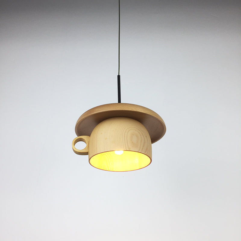 Valentina Millésime Bois Tasse Suspension Chambre à Coucher - Neutralighting