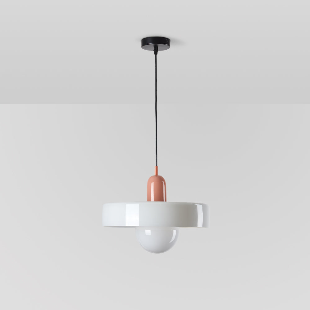 Jess Suspension Ronde Vintage Verre Salon - Neutralighting