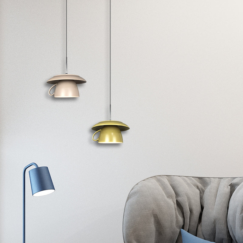 Valentina Pop Art Tasse Céramique LED Suspension Chambre à Coucher