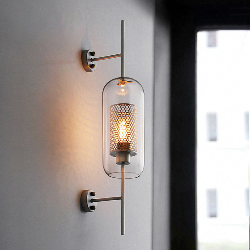 Kiri Applique Murale Globe Vintage Cuivre/Argent. Salle de Bain - Neutralighting