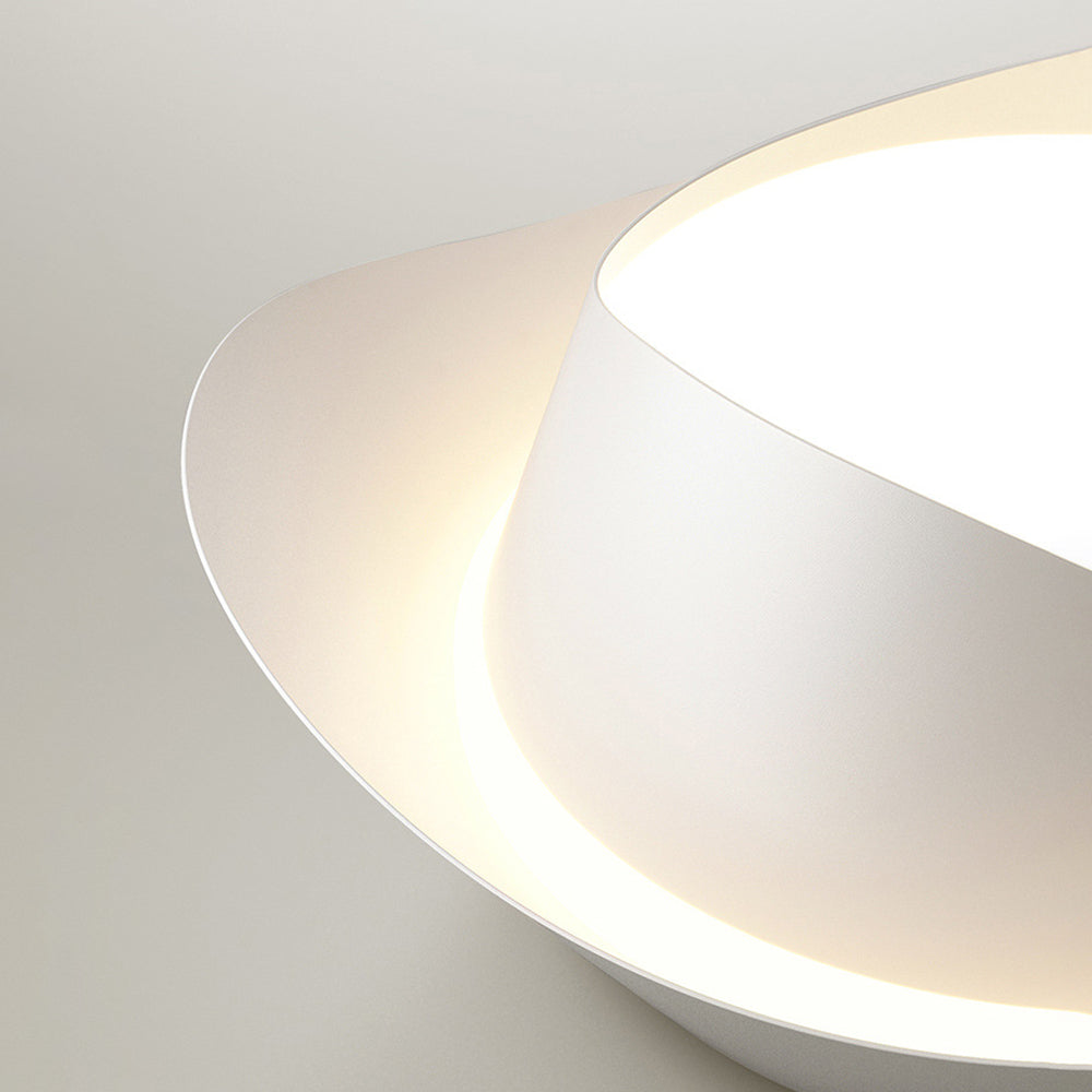 Arisha Suspension Ronde Contemporaine, Métal, Blanc, Chambre à Coucher/Salle à Manger - Neutralighting