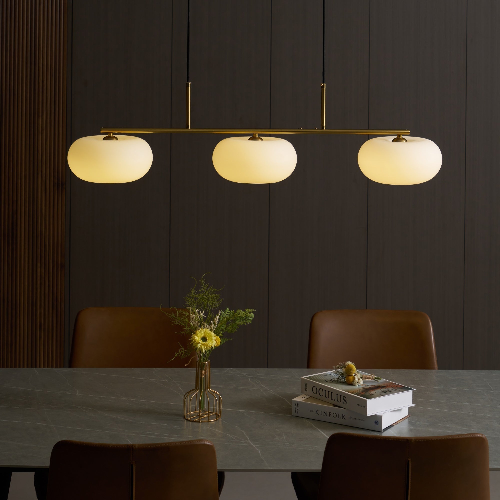 Candy Suspension Cluster Crème 3 Lampes - Neutralighting