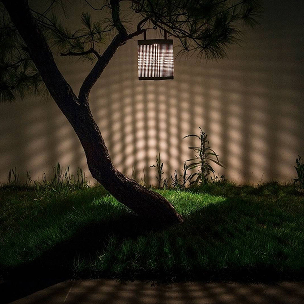 Ray Lampadaire Panier Vintage, Métal/Verre, Blanc, Extérieur - Neutralighting