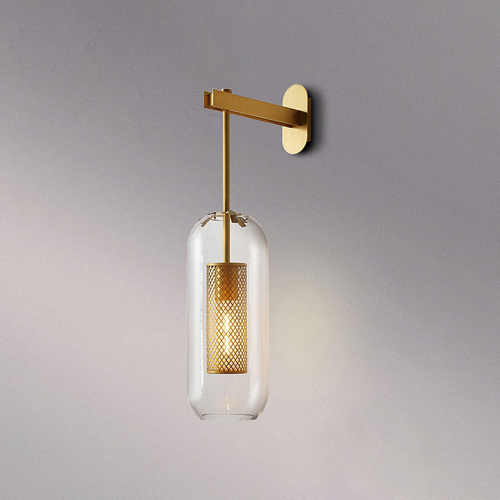 Kiri Applique Murale Globe Vintage Cuivre/Argent. Salle de Bain - Neutralighting