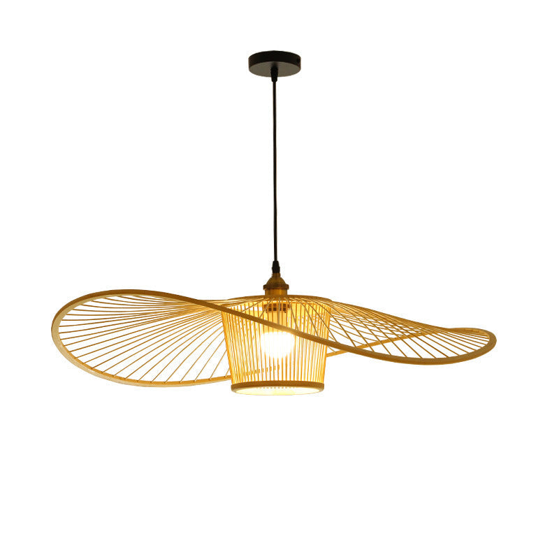 Ritta Moderne LED Suspension Bambou Salon Salle à manger - Neutralighting