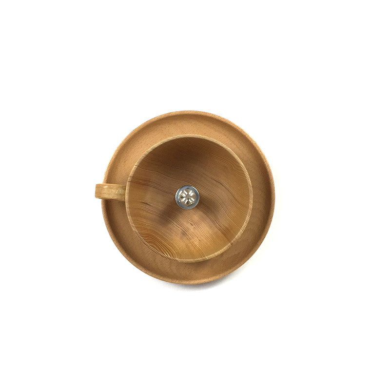 Arisha Moderne Bois Tasse Plafonnier Chambre à Coucher