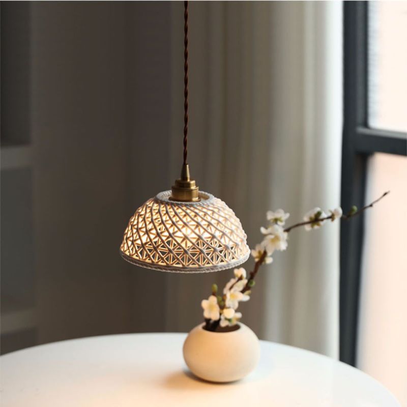 Valentina Suspension Luminaire Retro Nordique Métal/Céramique Chambre - Neutralighting
