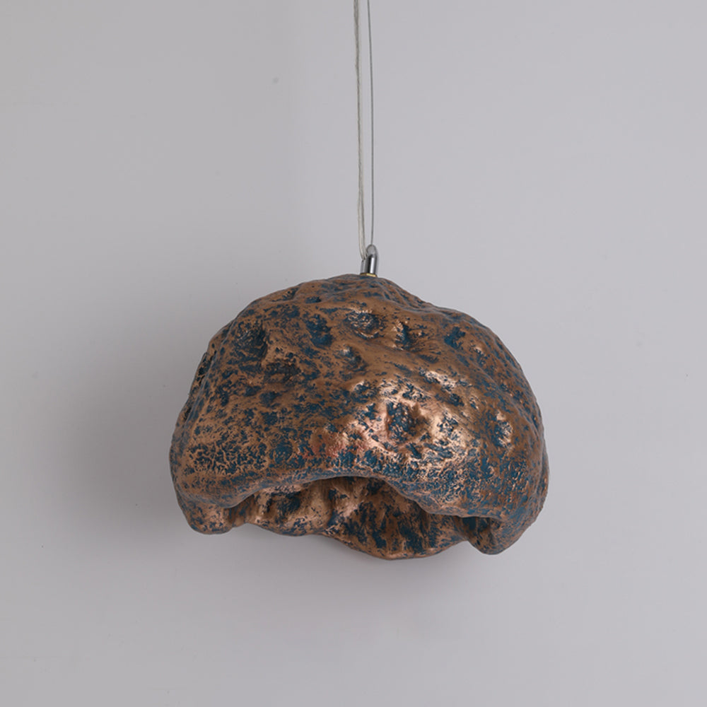 Avi Suspension Irrégulier Naturelle, Résine/Acrylique, Bois/Gris/Laiton, Chambre - Neutralighting