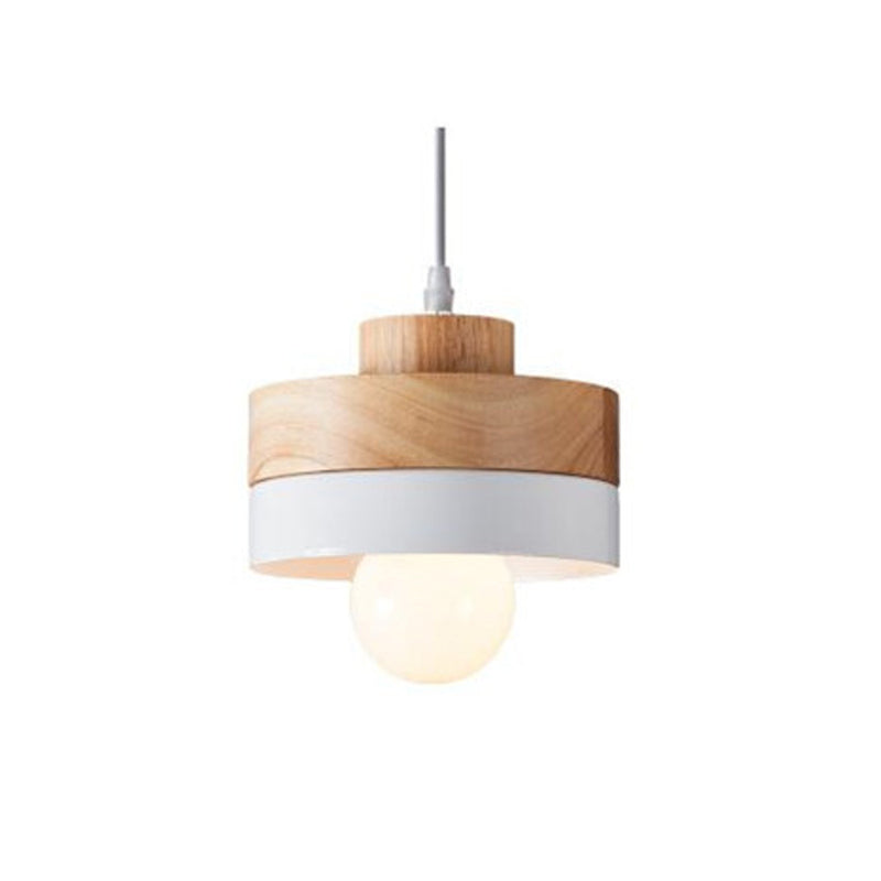 Valentina Suspension, Métal/Bois, Noir/Blanc, Salle à Manger/Salon - Neutralighting