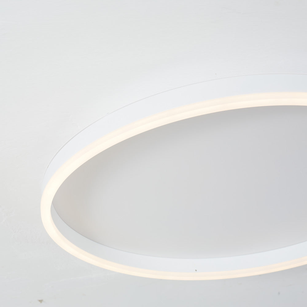 Arisha Plafonnier Anneau Simple Moderne Métal Noir/Blanc/Doré Salon/Salle à Manger - Neutralighting