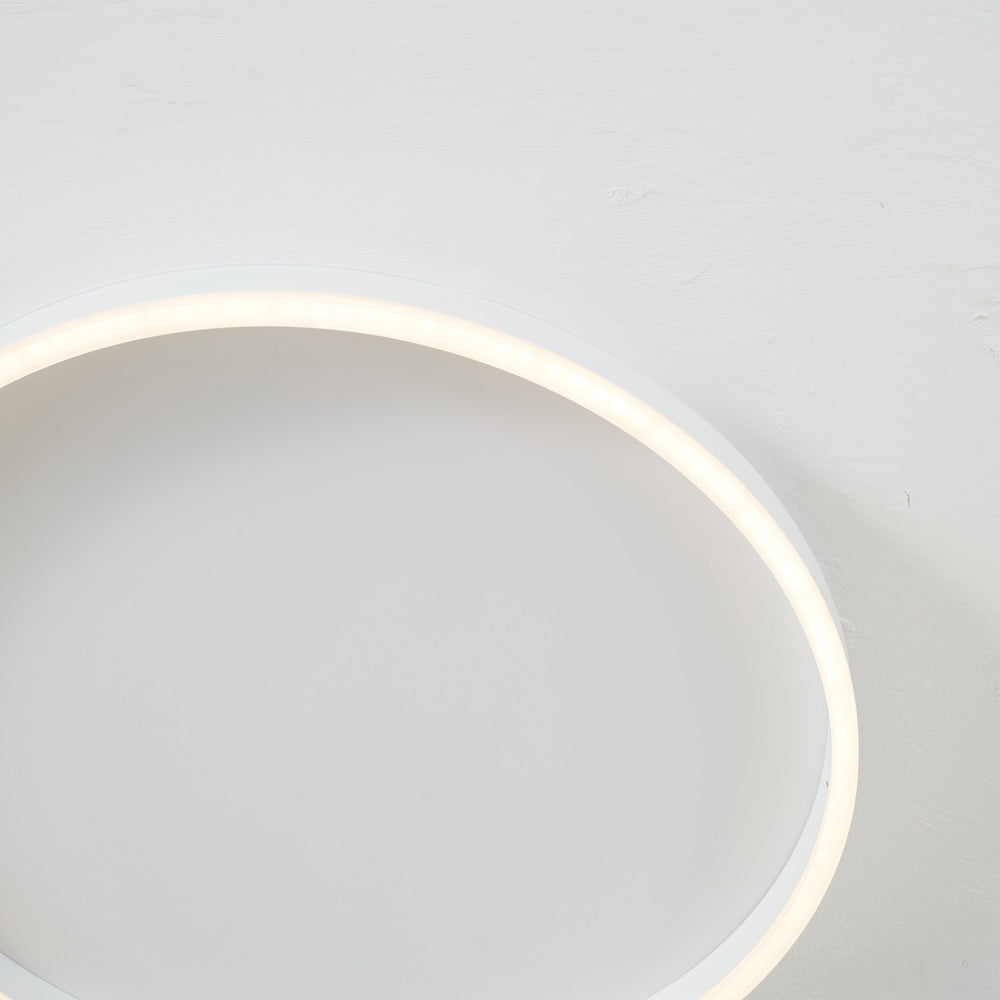 Arisha Plafonnier Anneau Simple Moderne Métal Noir/Blanc/Doré Salon/Salle à Manger - Neutralighting