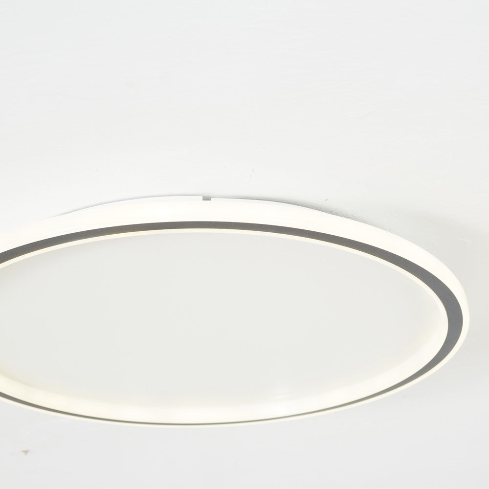 Quasso Plafonnier Rond ModerneBlanc/Noir. Salon - Neutralighting