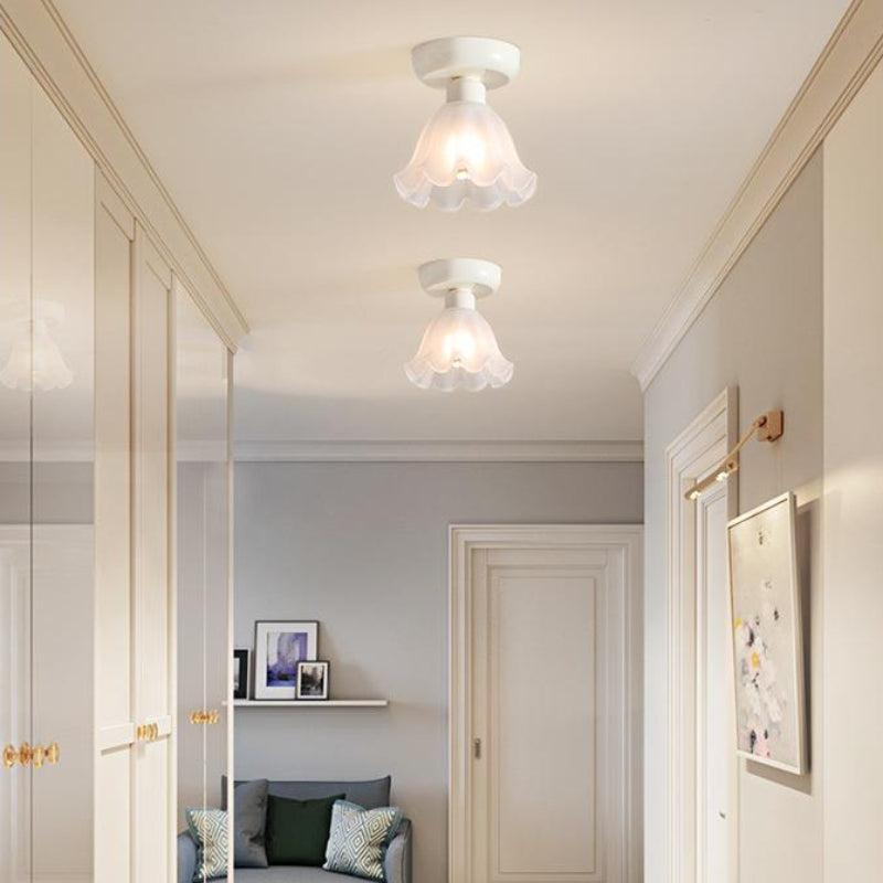 Arisha Mignon Plafonnier Métal Verre Chambre à Coucher/ Salle d'étude