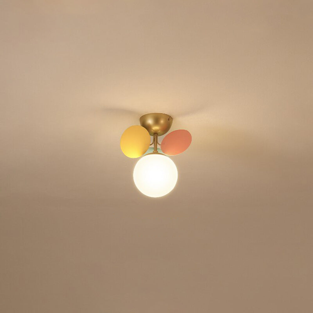 Nexen Plafonnier en forme de branche florale multicolore - Neutralighting