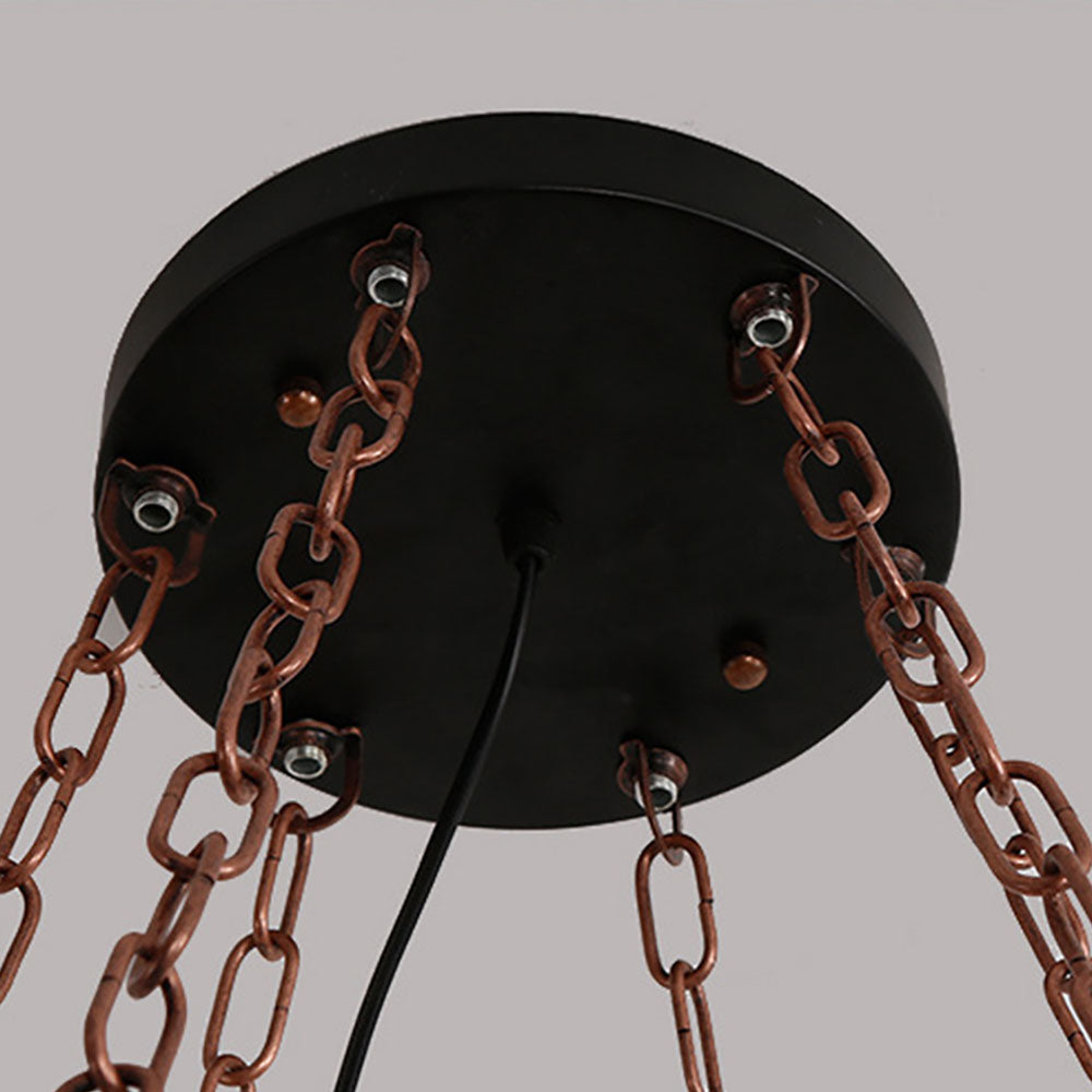 Epoch Suspension Polygone Géométrique, Metal/Bois, Marron, Salon - Neutralighting
