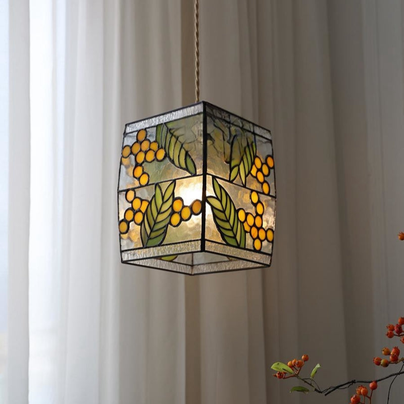 Tiffany Vintage Suspension Verre Salon Chambre à Coucher - Neutralighting