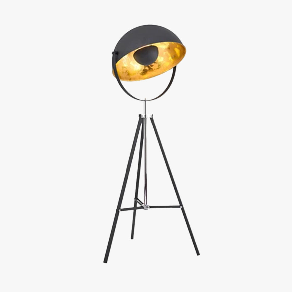 Mira Moderne Lampadaire Projecteur Vintage Métal Noir Salon/Chambre - Neutralighting
