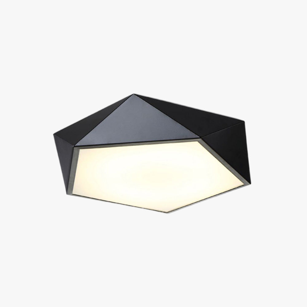 Arisha Design LED Plafonnier Simple Moderne Métal Noir/Blanc Salon - Neutralighting