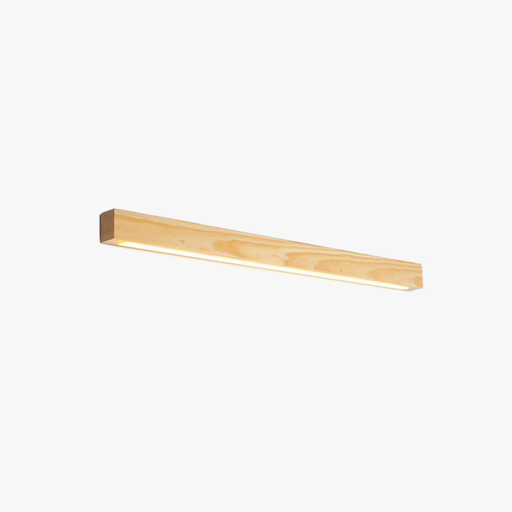 Zenx Applique Murale Linéaire Minimaliste Bois Marron/Bois Chambre - Neutralighting