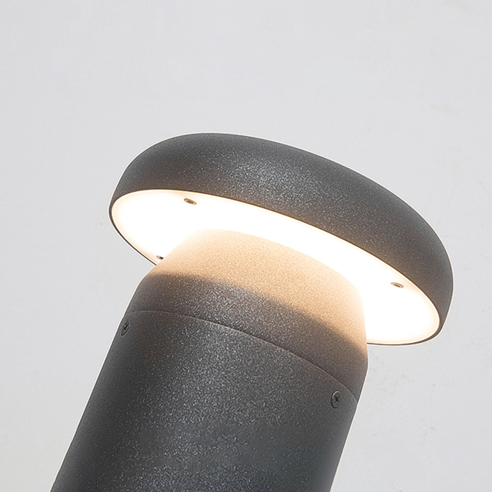 Ray Extérieure Cylindrique Moderne, Métal/Acrylique, Noir, Extérieur - Neutralighting