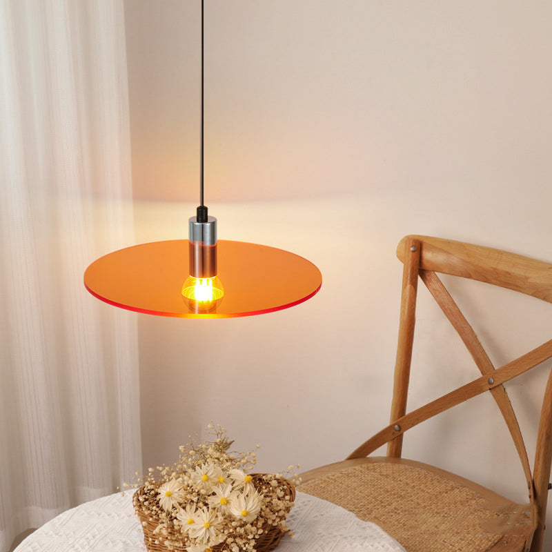 Arisha Nordique LED Plaque-Forme Verre Suspension Salon
