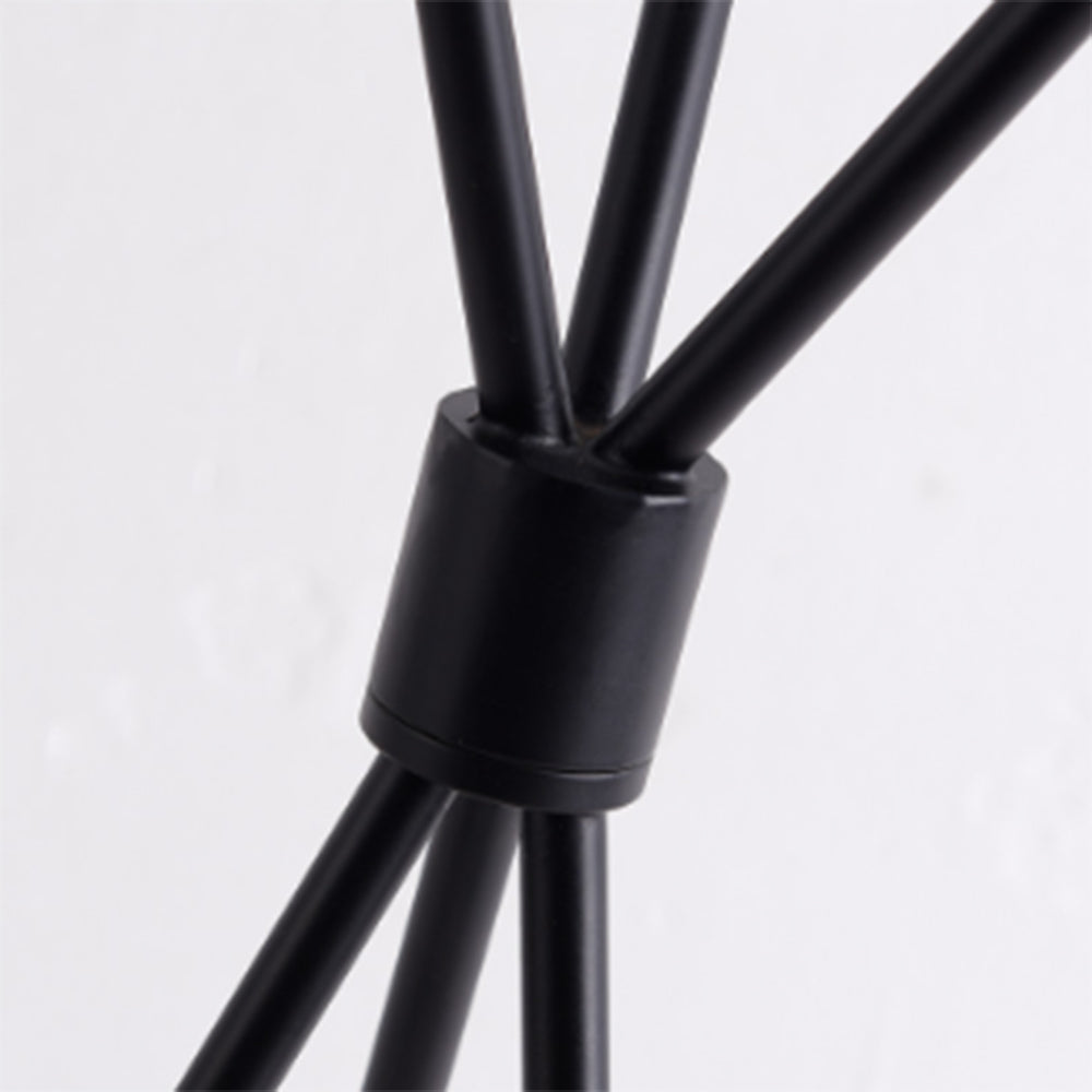 Valentina Design Lampadaire/Lampe de Table Tripode Moderne Métal/Acrylique Blanc/Noir Salon - Neutralighting