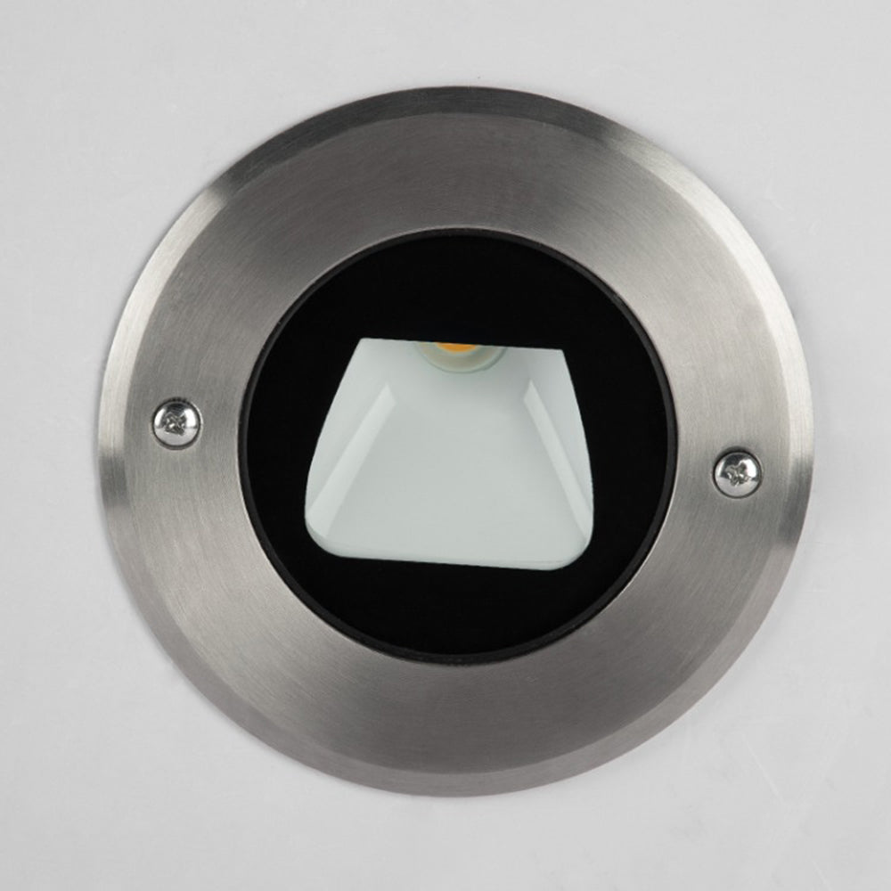 Ray Éclairage Escalier Extérieur Rond Simple, Métal/Verre, Noir, Escalier - Neutralighting