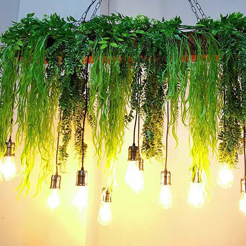 Ritta LED Suspension Vert Métal Salle à Manger Salon Cuisine - Neutralighting