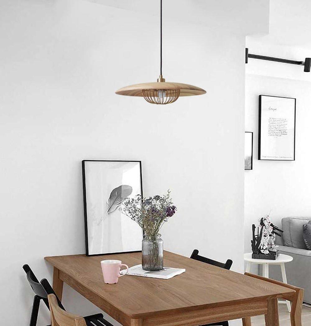 Elanora Wood Retro Vintage Pendant Lamp - Neutralighting