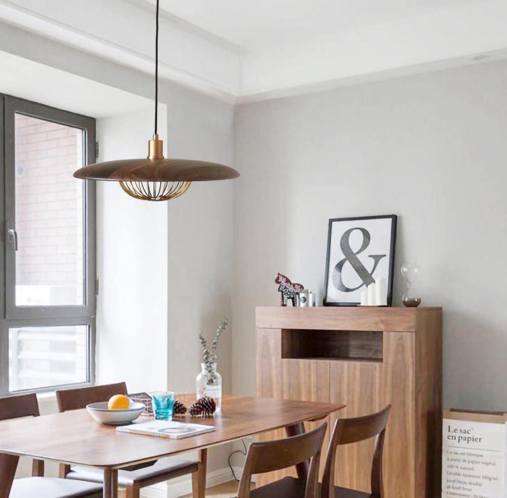 Elanora Wood Retro Vintage Pendant Lamp - Neutralighting