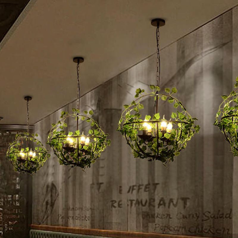 Arisha Suspension Luminaire LED Industrielle Métal Salon - Neutralighting