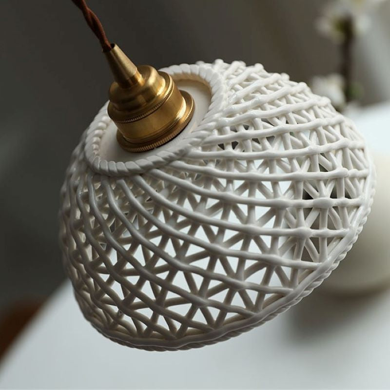Valentina Suspension Luminaire Retro Nordique Métal/Céramique Chambre - Neutralighting