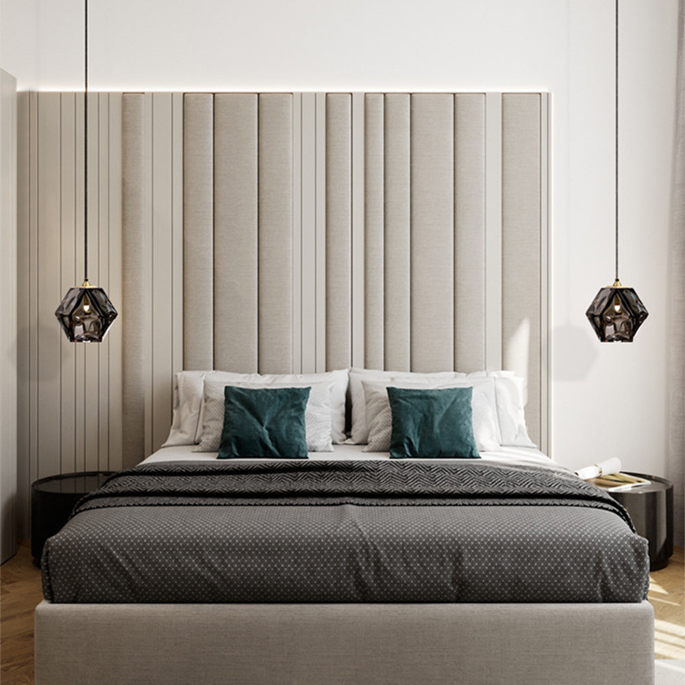 Valentina Polyèdre LED Suspension Métal Verre Cuisine Chambre à Coucher - Neutralighting