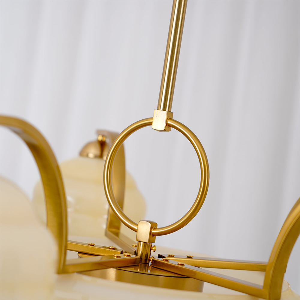 Valentina Luxueux Suspension Métal Verre Chambre à Coucher Salon - Neutralighting