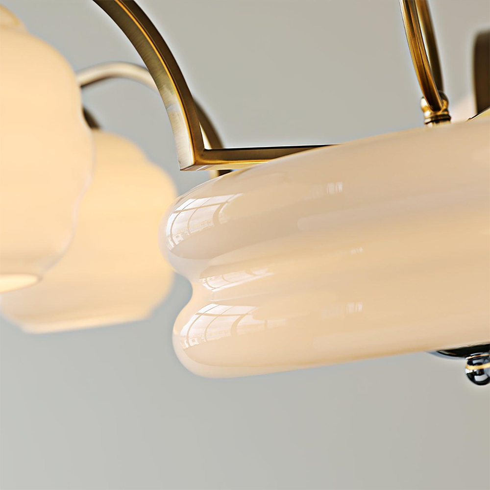 Valentina Luxueux Suspension Métal Verre Chambre à Coucher Salon - Neutralighting