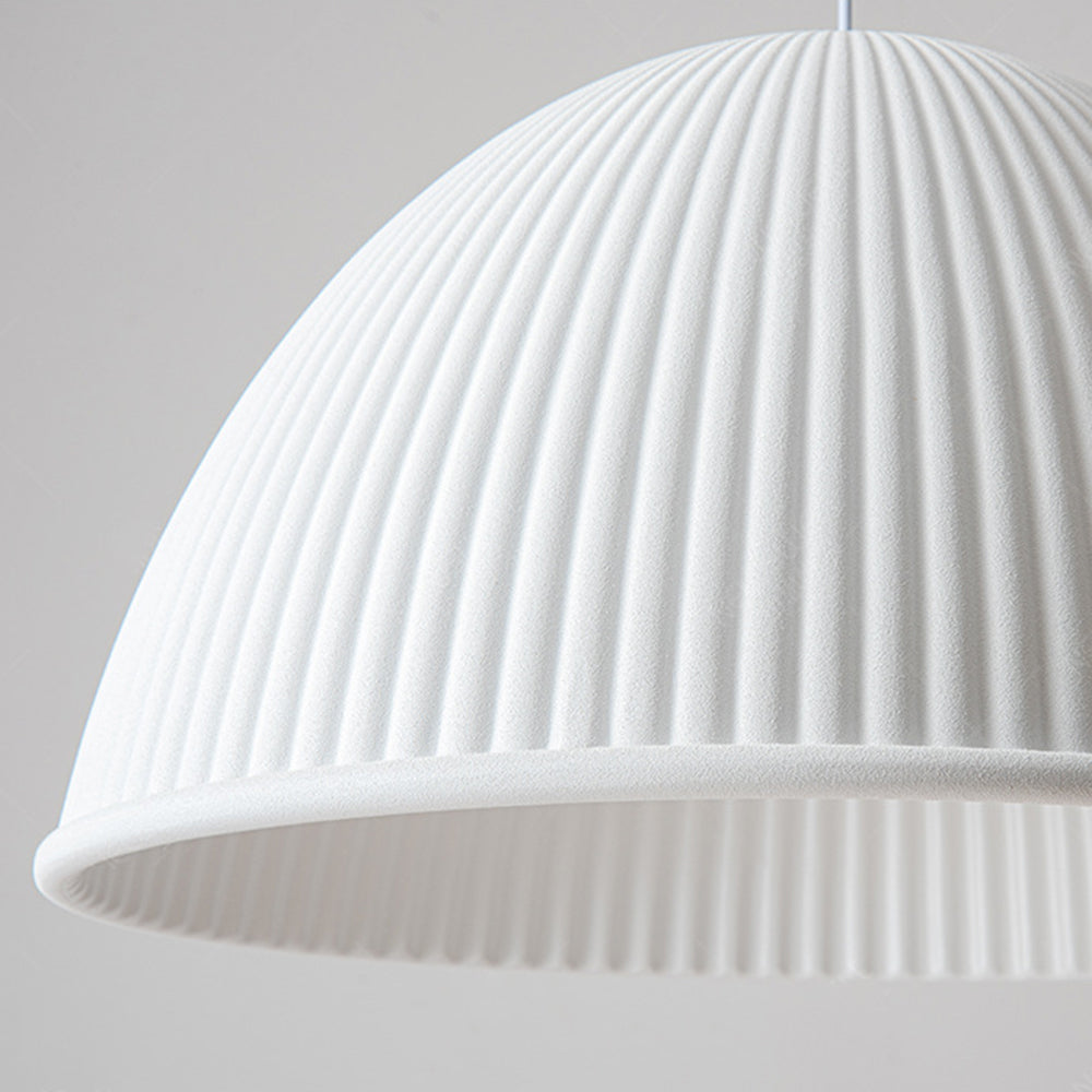 Valentina Suspension Dôme Moderne, Résine, Blanc/Noir/Gris, Librairie/Chambre à Coucher - Neutralighting