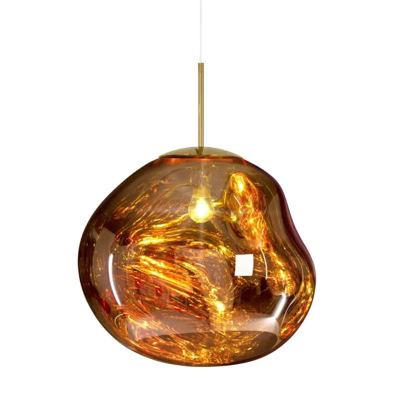 Milo Suspension Moderne en Verre Coloré Irregulier - Neutralighting