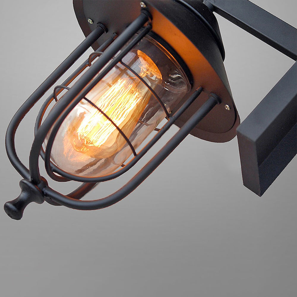 Silva Applique Murale Lanterne Vintage, Métal/Verre, Cuivré, Balcon - Neutralighting