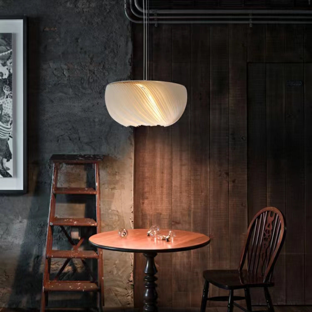 Ritta Suspension Nuage Simple, Aluminium/Peau de Mouton, Blanc, Chambre - Neutralighting