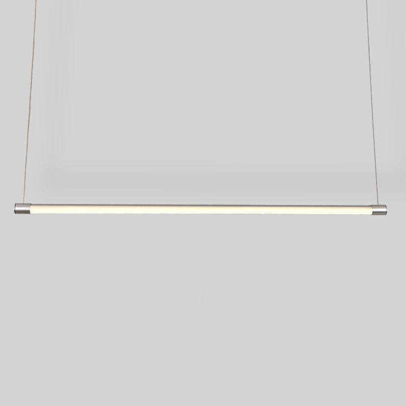Ray Linéaire LED Suspension Noire Argent Métal Chambre à coucher - Neutralighting