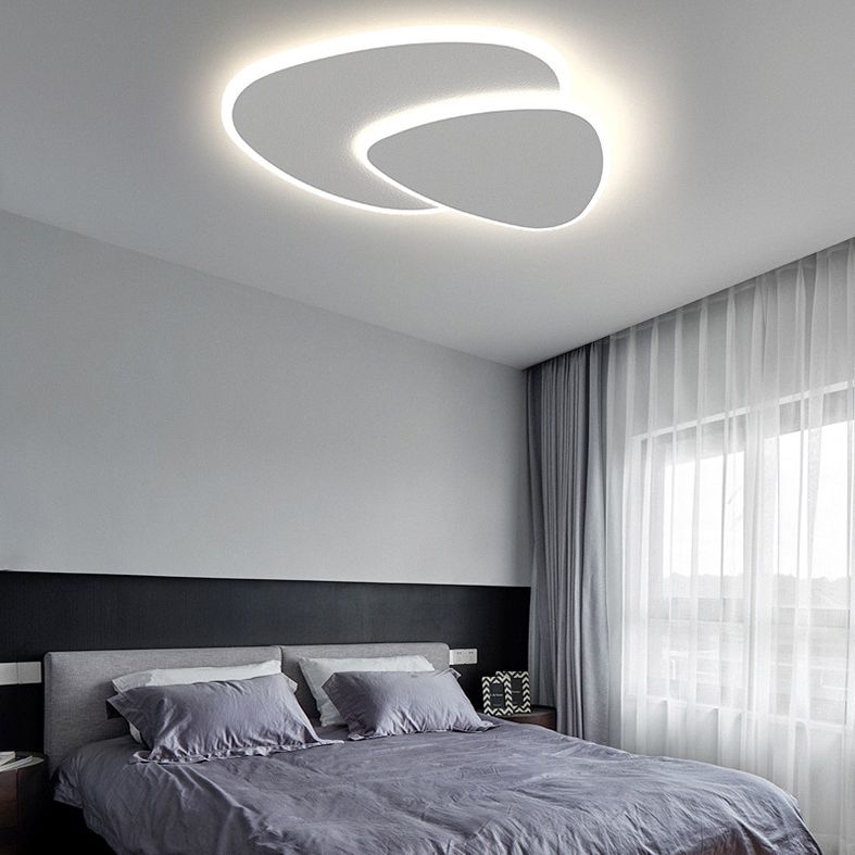 Zeno Plafonnier Triangle Moderne Blanc Salon - Neutralighting