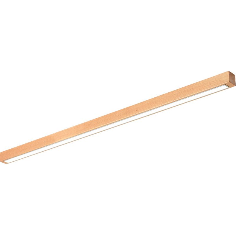 Dwyn Applique Murale Miroir Linéaire Minimaliste Bois Salon