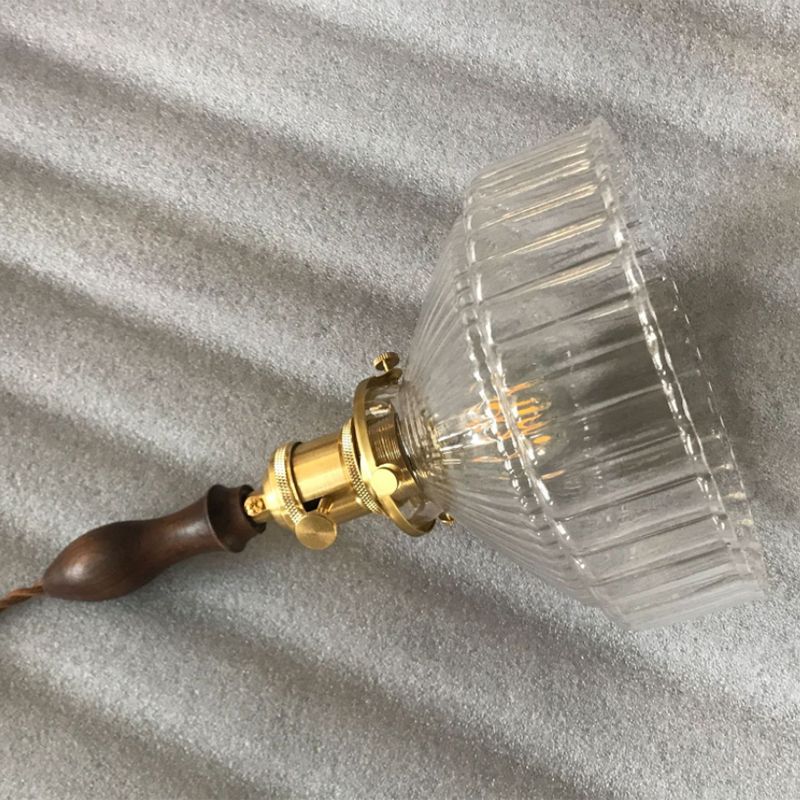 Arisha Vintage LED Suspension Laiton/Noire Verre Salle à Manger - Neutralighting