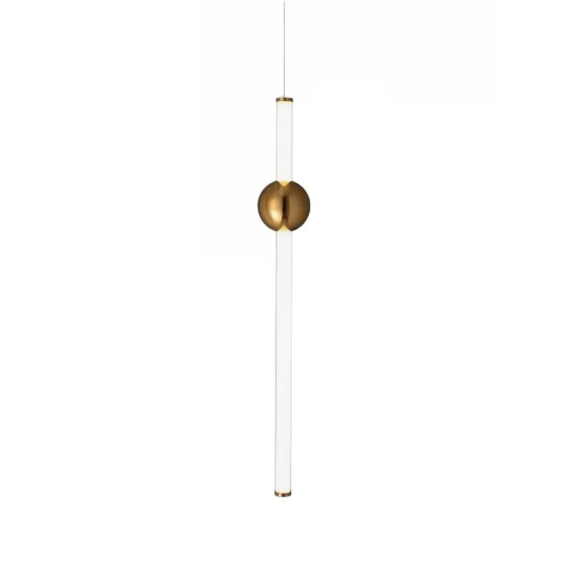 Ray Moderne LED Suspension Or Blanc Métal Verre Salon Salle à manger - Neutralighting