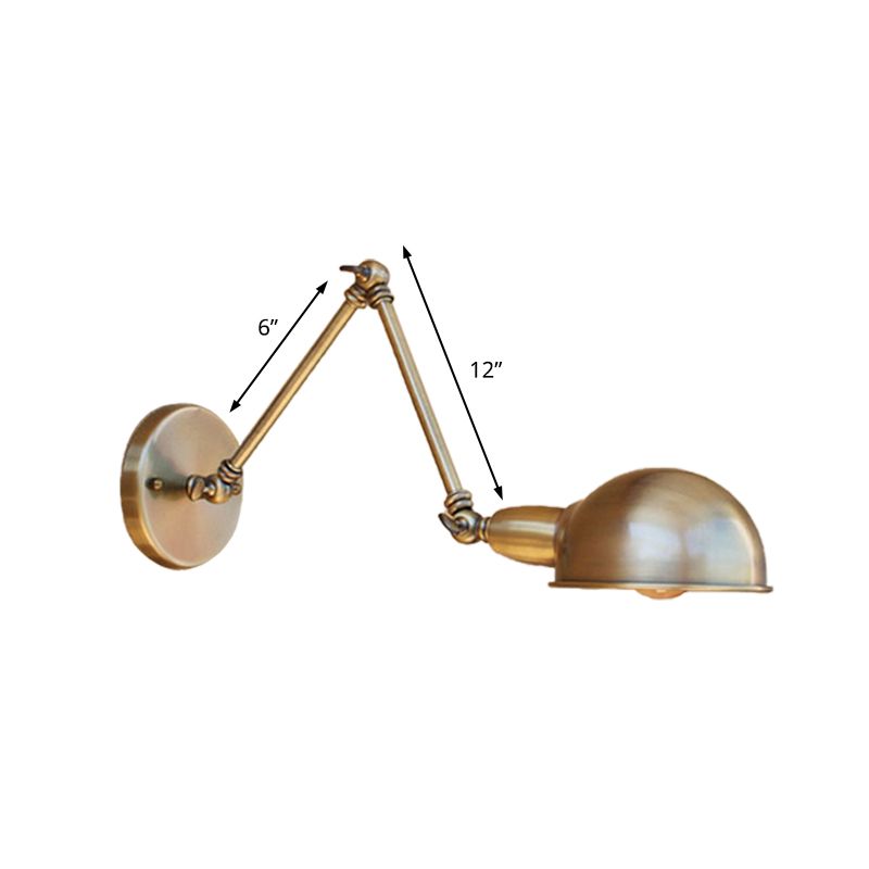 Epoch Applique Murale Vintage, Laiton/Chrome/Brass, Couloir
